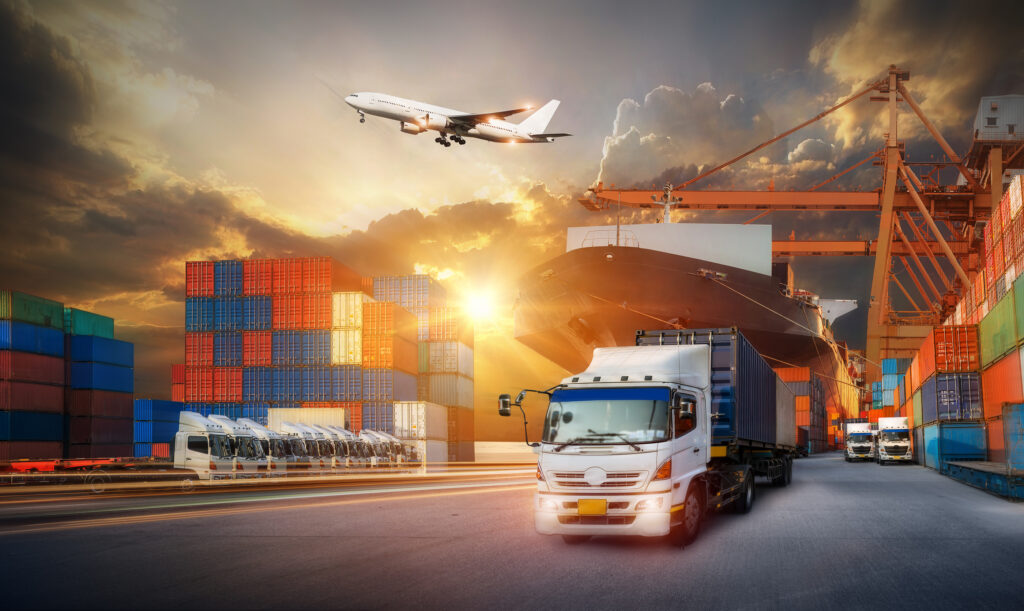 Logistics Import Export Background